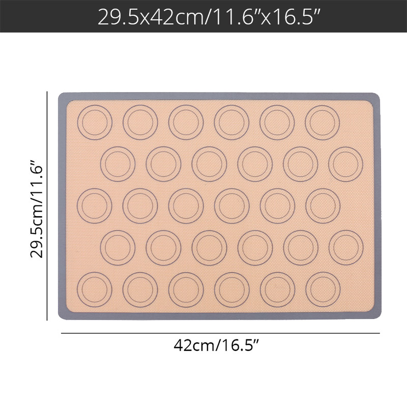 Tapis de cuisson en Silicone antiadhésif pour Macaron qualité professionnelle