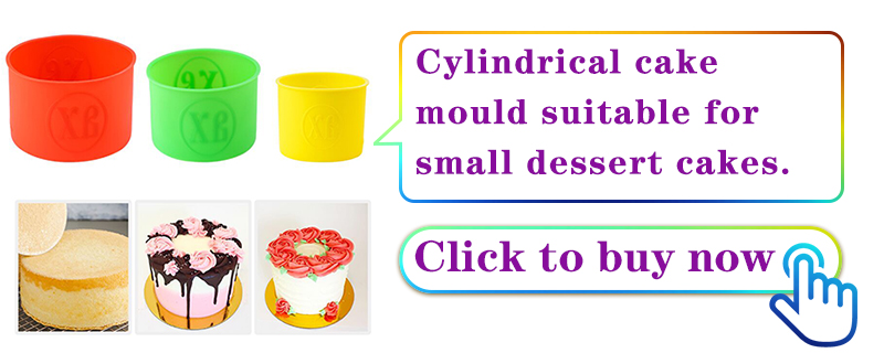 Moule en silicone de couleur aléatoire pour gâteau, ustensiles de cuisson pour desserts, mousse, à faire soi-même, 2/4 pièces