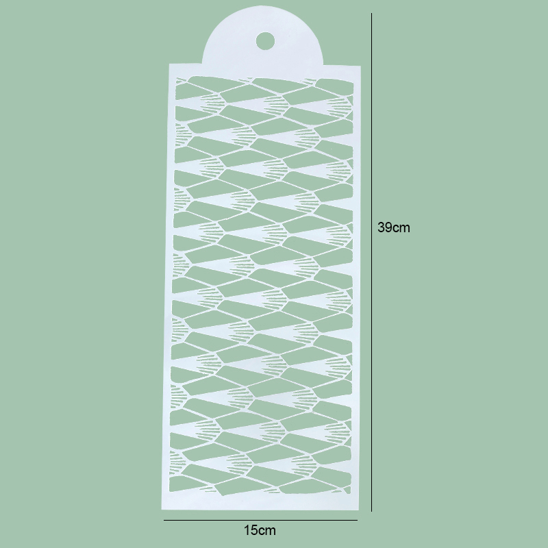 FAIS DU Fondant – tampons en maille, pochoirs pour bricolage, conception de gâteau de mariage, modèle de pulvérisation en plastique, moule de peinture à cookies