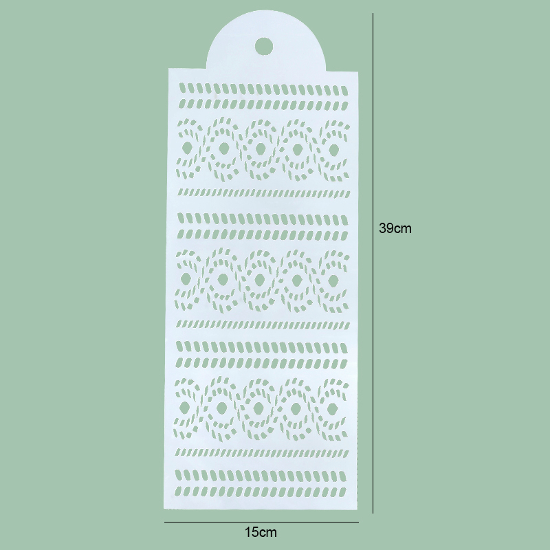 FAIS DU Fondant – tampons en maille, pochoirs pour bricolage, conception de gâteau de mariage, modèle de pulvérisation en plastique, moule de peinture à cookies