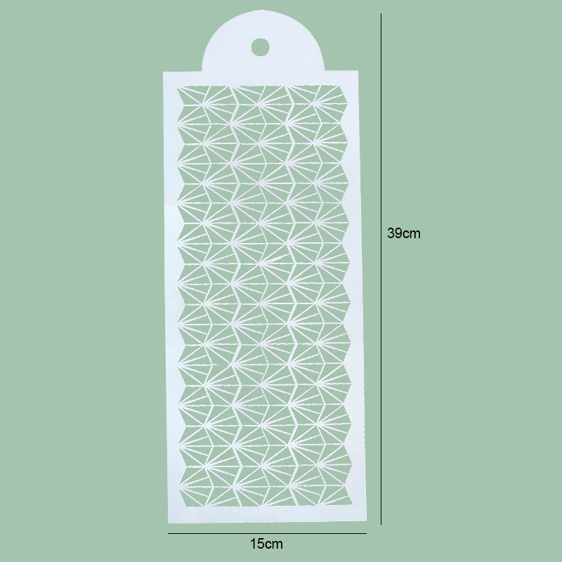 FAIS DU Fondant – tampons en maille, pochoirs pour bricolage, conception de gâteau de mariage, modèle de pulvérisation en plastique, moule de peinture à cookies