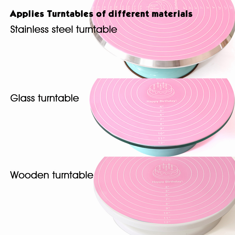 FAIS DU Tapis de cuisson rond en Silicone pour gâteaux, antiadhésif, résistant aux hautes températures, outil multifonctionnel, accessoires de cuisine