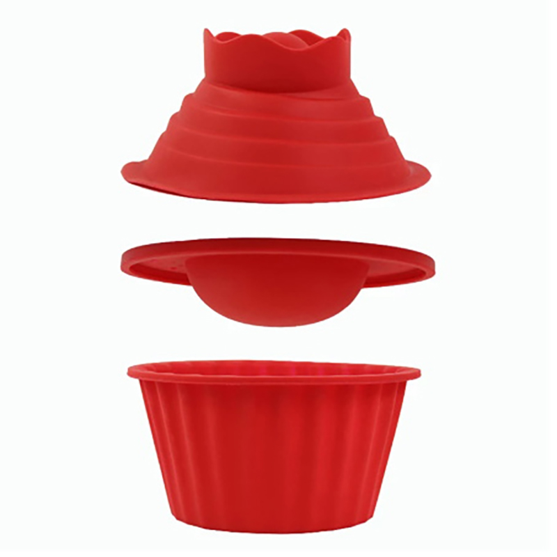 Moules à gâteaux ronds en silicone réutilisables, antiadhésifs, accessoires de cuisine, ensemble de 3 pièces