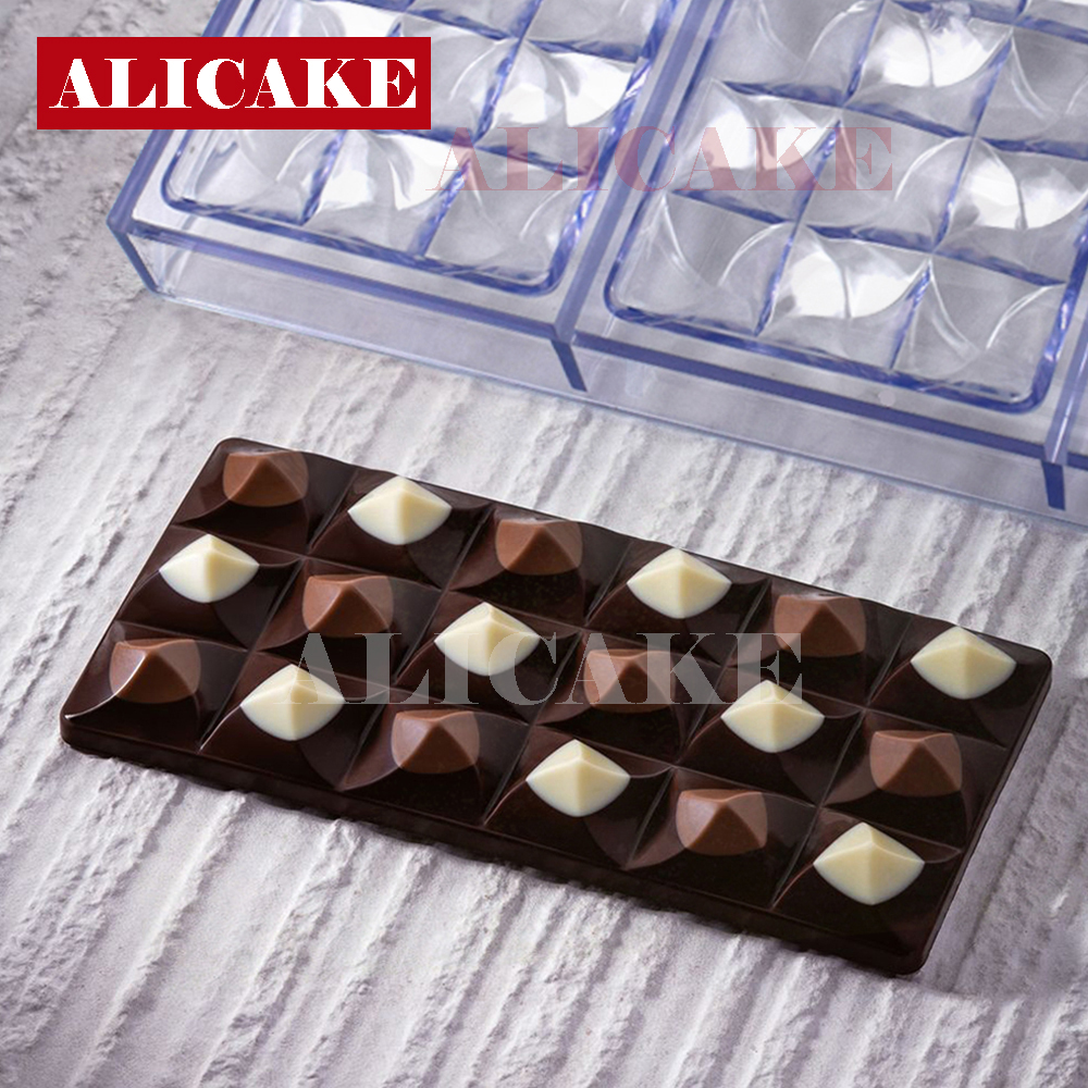 Moule à Chocolat en Polycarbonate, 10 saillies, Outils de Cuisson Padramatiques pour Barre de Bonbons, Moules à Bonbons, Moule à ConfHavre en Acrylique, Ustensiles