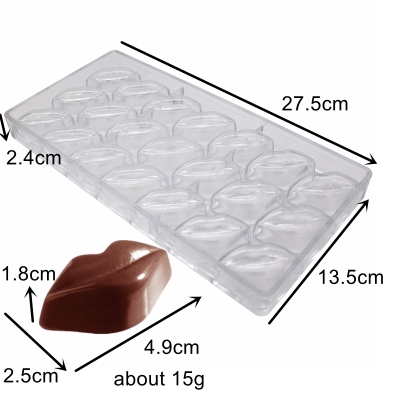 Moule à chocolat en polycarbonate pour les travailleurs de Goldbaking, moule à chocolat coeur de la journée de Léon, moules à faire soi-même, fabricant de bonbons Surger