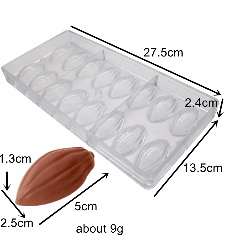 Moule à chocolat en polycarbonate pour les travailleurs de Goldbaking, moule à chocolat coeur de la journée de Léon, moules à faire soi-même, fabricant de bonbons Surger