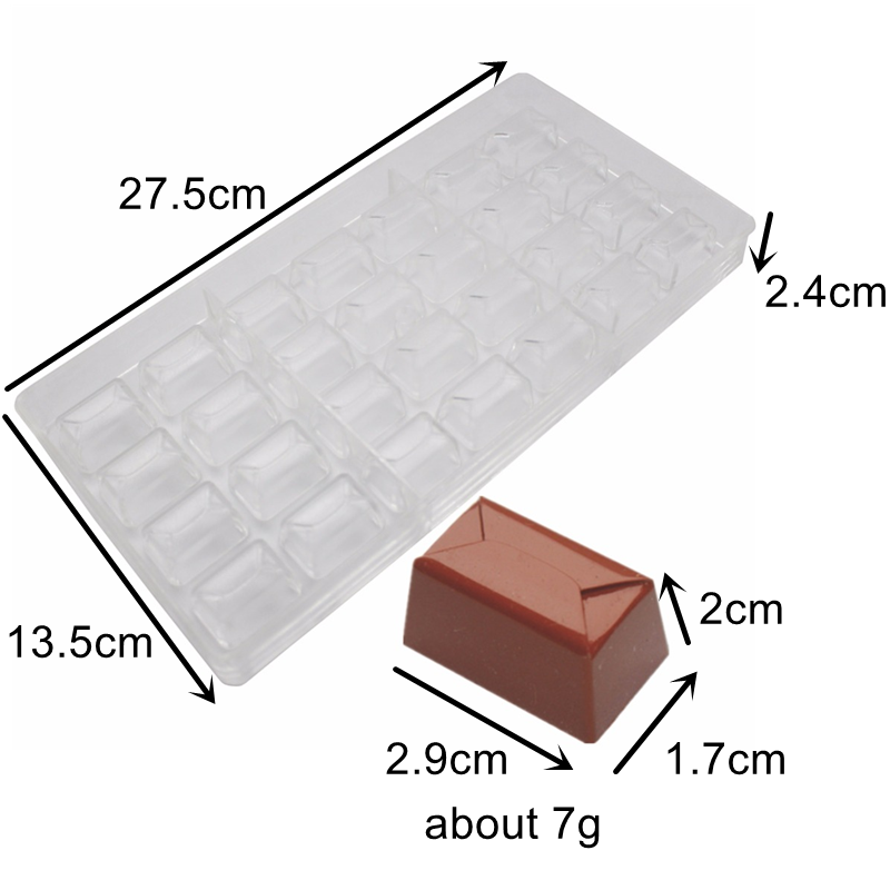 Moule à chocolat en polycarbonate pour les travailleurs de Goldbaking, moule à chocolat coeur de la journée de Léon, moules à faire soi-même, fabricant de bonbons Surger