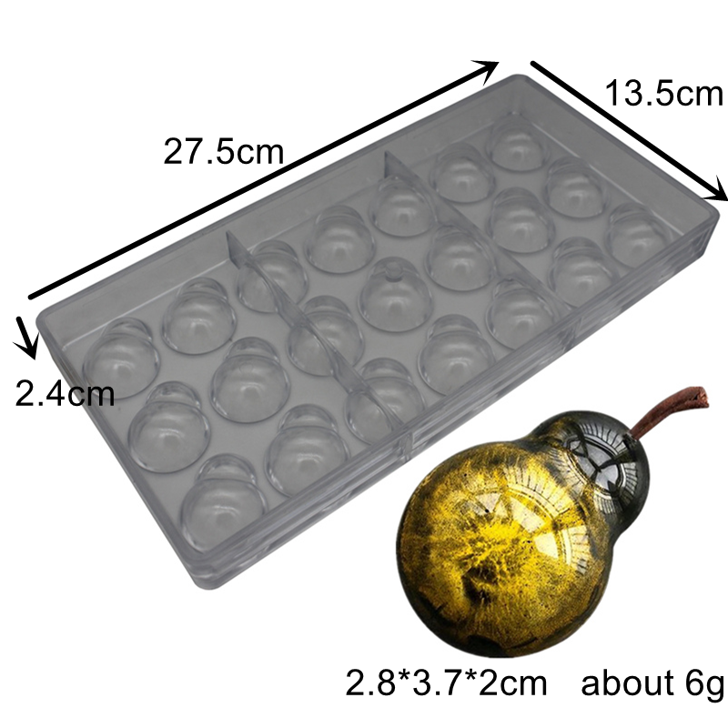 Moule à chocolat en polycarbonate pour les travailleurs de Goldbaking, moule à chocolat coeur de la journée de Léon, moules à faire soi-même, fabricant de bonbons Surger