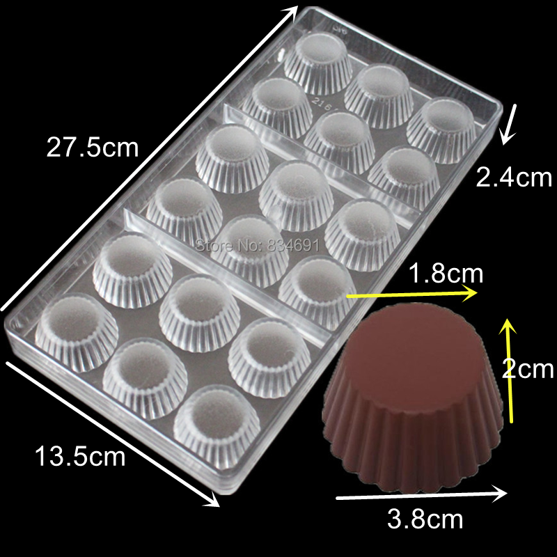 Moule à chocolat en polycarbonate pour les travailleurs de Goldbaking, moule à chocolat coeur de la journée de Léon, moules à faire soi-même, fabricant de bonbons Surger