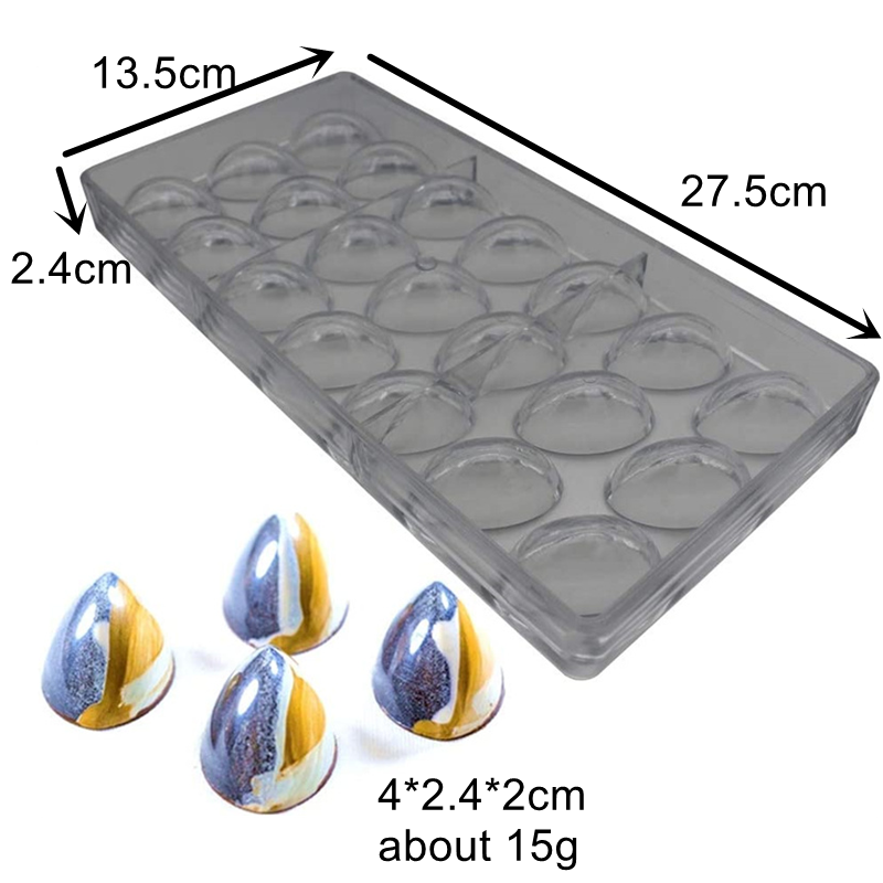 Moule à chocolat en polycarbonate pour les travailleurs de Goldbaking, moule à chocolat coeur de la journée de Léon, moules à faire soi-même, fabricant de bonbons Surger