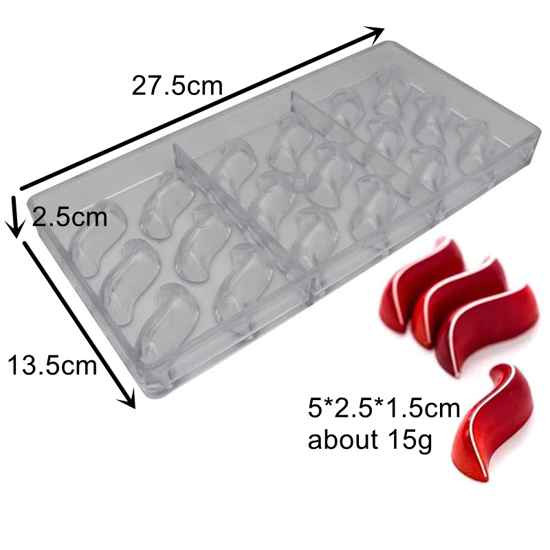 Moule à chocolat en polycarbonate pour les travailleurs de Goldbaking, moule à chocolat coeur de la journée de Léon, moules à faire soi-même, fabricant de bonbons Surger