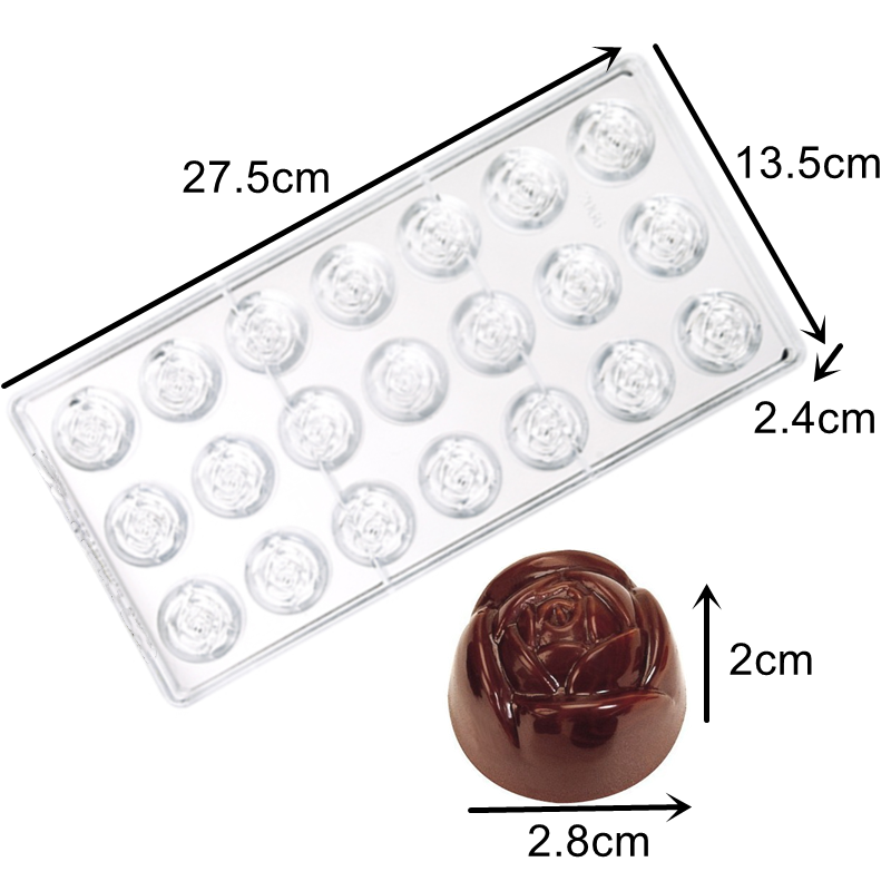 Moule à chocolat en polycarbonate pour les travailleurs de Goldbaking, moule à chocolat coeur de la journée de Léon, moules à faire soi-même, fabricant de bonbons Surger