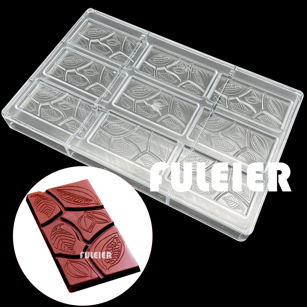 Moules à chocolat en Polycarbonate pour barres de bonbon, ustensiles de cuisson pour gâteaux pâtisserie, outil de confiserie, moule de cuisson pour chocolat, 18g