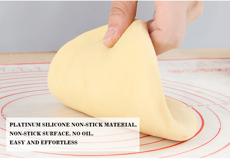 Polymères de cuisson en silicone surdimensionnés, 80 cm, 70 cm, 60 cm, 30cm, tampon de pétrissage à rouler, outils dramatiques, pâte à pizza, pâte à crème, polymères de silicone de cuisine antiadhésifs