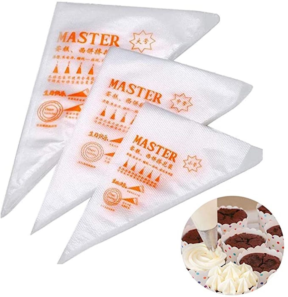 100/50/20pcs Jetables Sacs de Pâtisserie Gâteau Crème Poche à douille pour la Conception De Gâteau Décoration Outils De Cuisson De Cuisine Accessoires