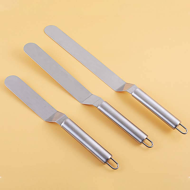 Outils de cuisson et de pâtisserie en acier inoxydable, spatule à crème portable, poupée à gâteau, outils de décoration de gâteau, gadgets de cuisine