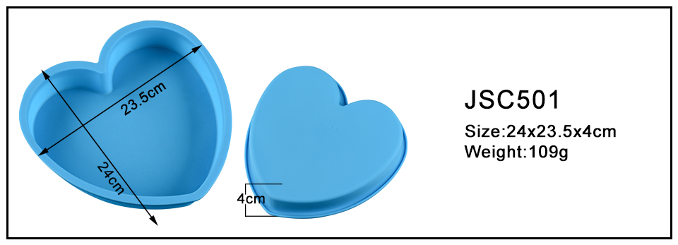 Moules à gâteaux en silicone en forme de cœur, outils de cuisson, ustensiles de cuisine, rose du jour du lion, mousse, pâtisserie