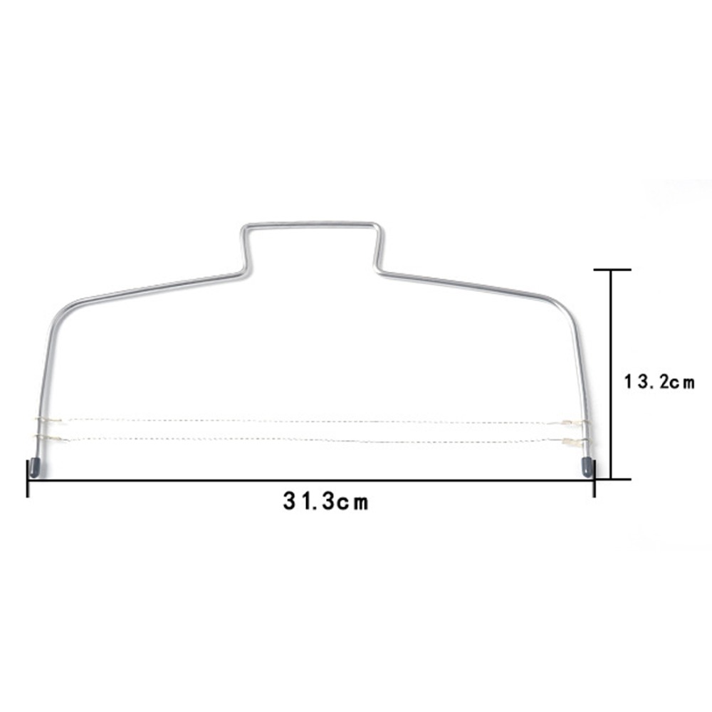 Coupe-pâte à Pizza réglable en fil d'acier inoxydable, 1 pièce, niveleur de gâteau, coupe-pâte, accessoires de cuisine, outil de cuisson