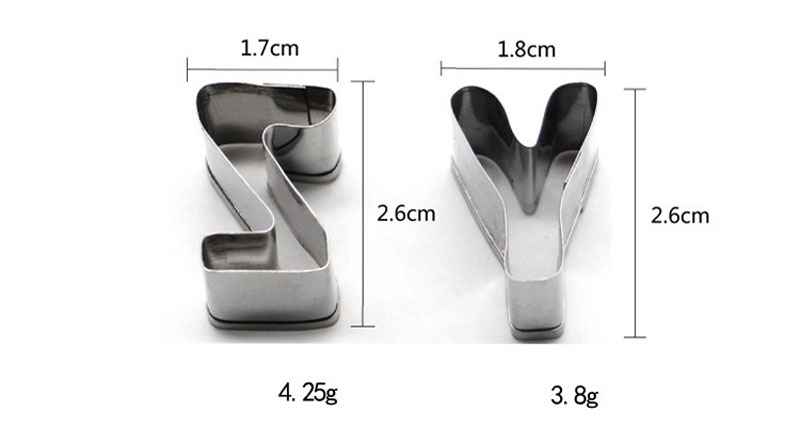 Moule à Biscuit en Acier Inoxydable 430, Outils de Cuisson, Gadgets de Cuisine, Coupe-Biscuit, Ensemble de 24 Pièces