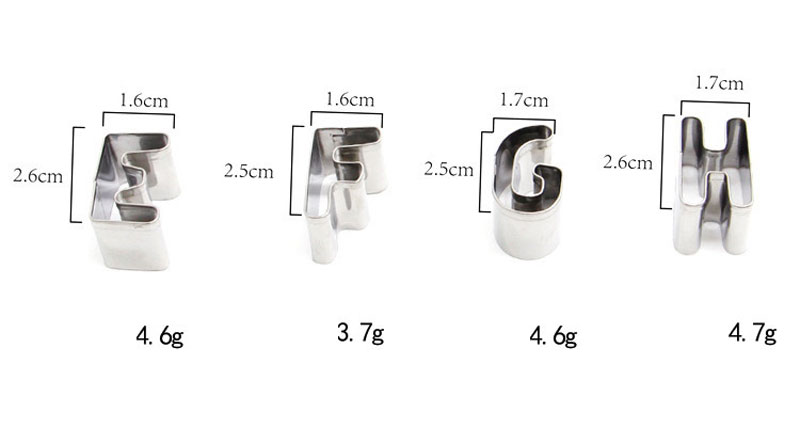 Moule à Biscuit en Acier Inoxydable 430, Outils de Cuisson, Gadgets de Cuisine, Coupe-Biscuit, Ensemble de 24 Pièces