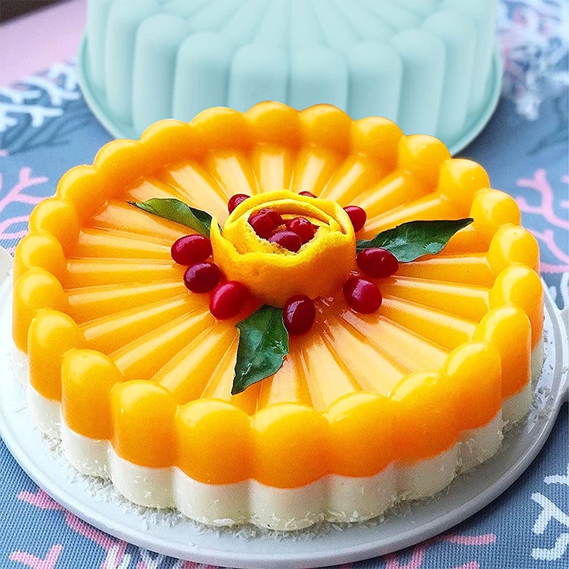 Moule à gâteau Charlotte en silicone pour la décoration de bricolage, casserole de cuisson, outils exécutifs de fête d'anniversaire, accessoires de rêves, padramatique, 10 pouces