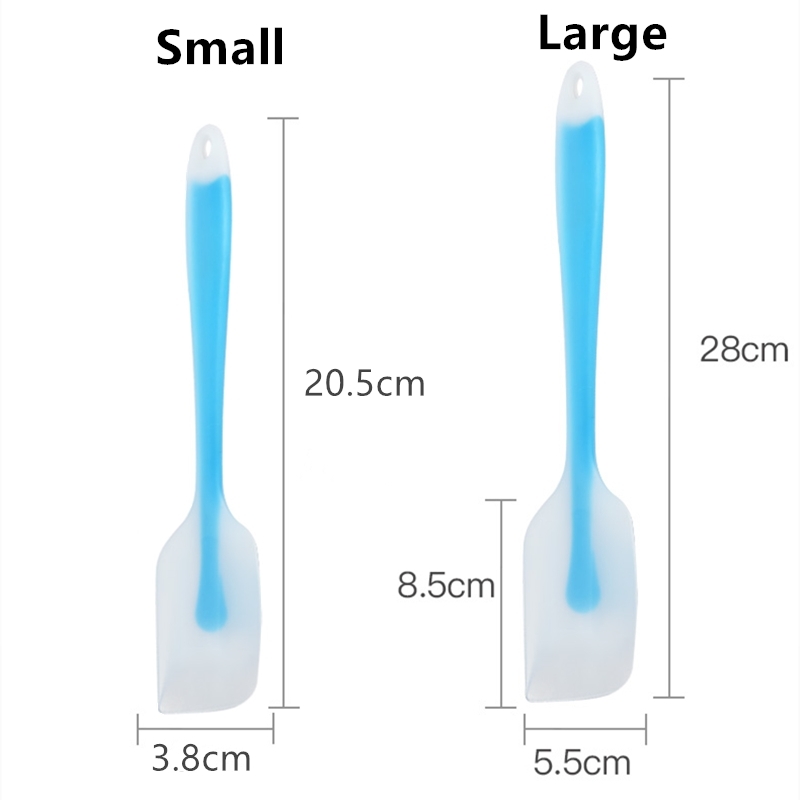 Spatule de cuisson en silicone antiarina, grattoir à gâteau, poupée à crème, outils de cuisine à degré de chaleur