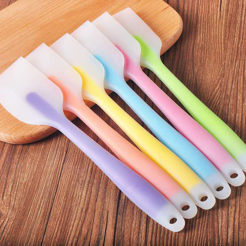 Spatule de cuisson en silicone antiarina, grattoir à gâteau, poupée à crème, outils de cuisine à degré de chaleur