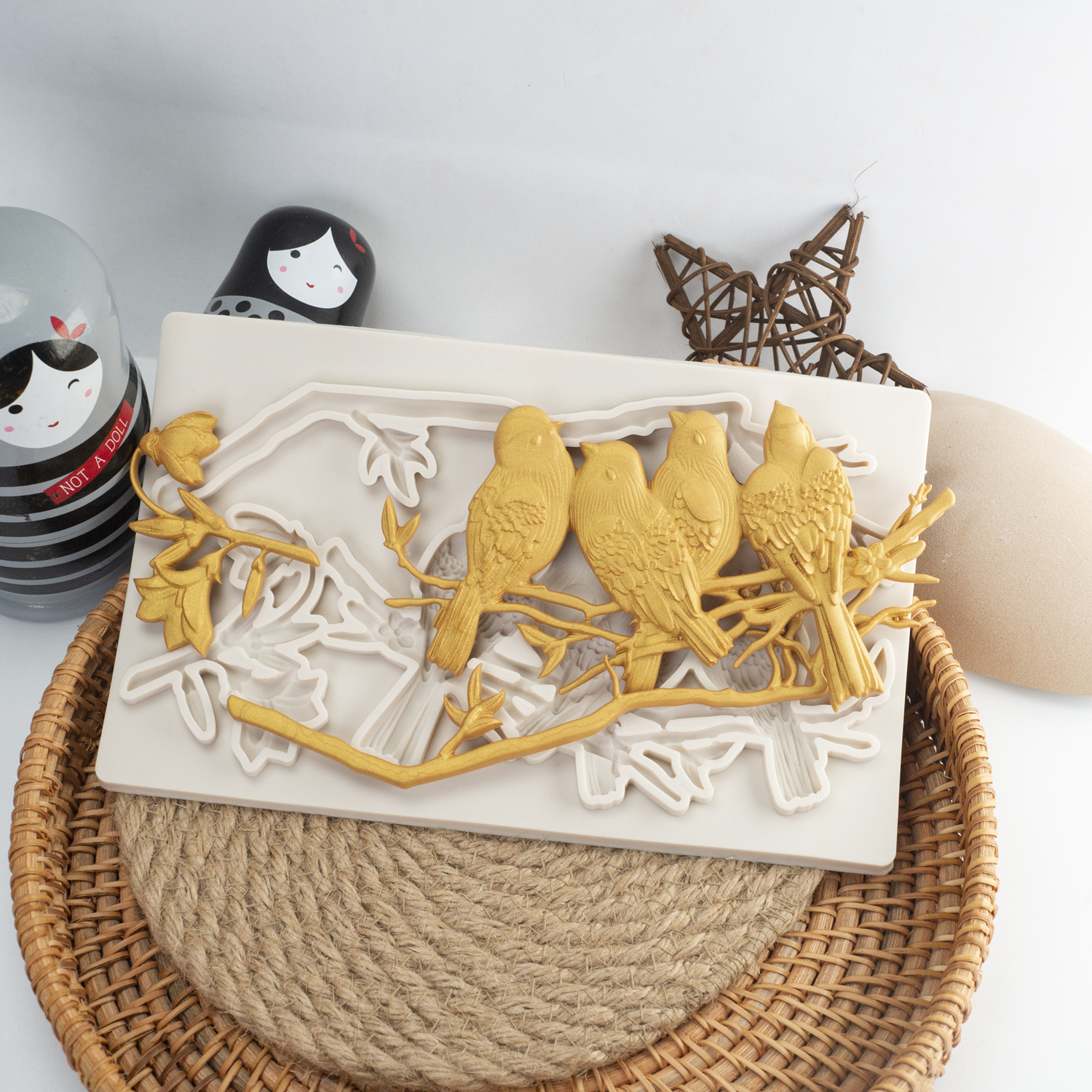 Moule à gâteau en silicone Birdie Har Ant, Biscuits Dickey, Padramatiquement, bonbons, moules à chocolat, décoration de gâteau bricolage, outils de cuisson