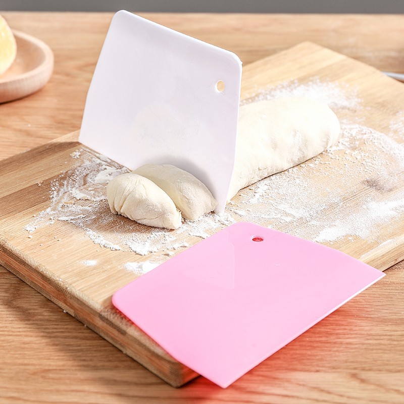 Spatule à crème incurvée utile, 1/2 pièces, coupe-pâte à Fondant, grattoir à gâteau, outil de pâtisserie, accessoires de cuisine