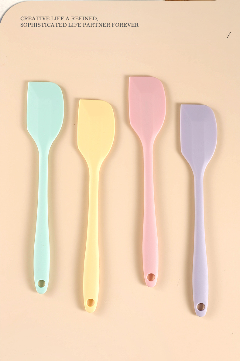 Mini spatule de cuisson en Silicone, outils de cuisson, crème translucide, résistant à la chaleur, ustensiles de cuisine, grattoir