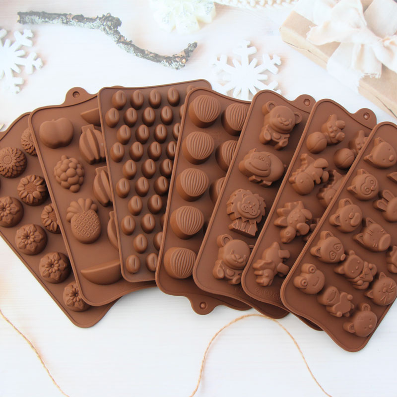 Meilleure vente moule à chocolat en Silicone de qualité alimentaire, bricolage, moule à fleurs, conception de cuisson, Donuts, moule à bonbons, décoration de cuisine