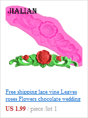 Outils de décoration de gâteau de mariage au chocolat, fleurs de rose 3D, fondant de cuisson 3D, moule en silicone utilisé pour créer facilement du sucre coulé, T0157